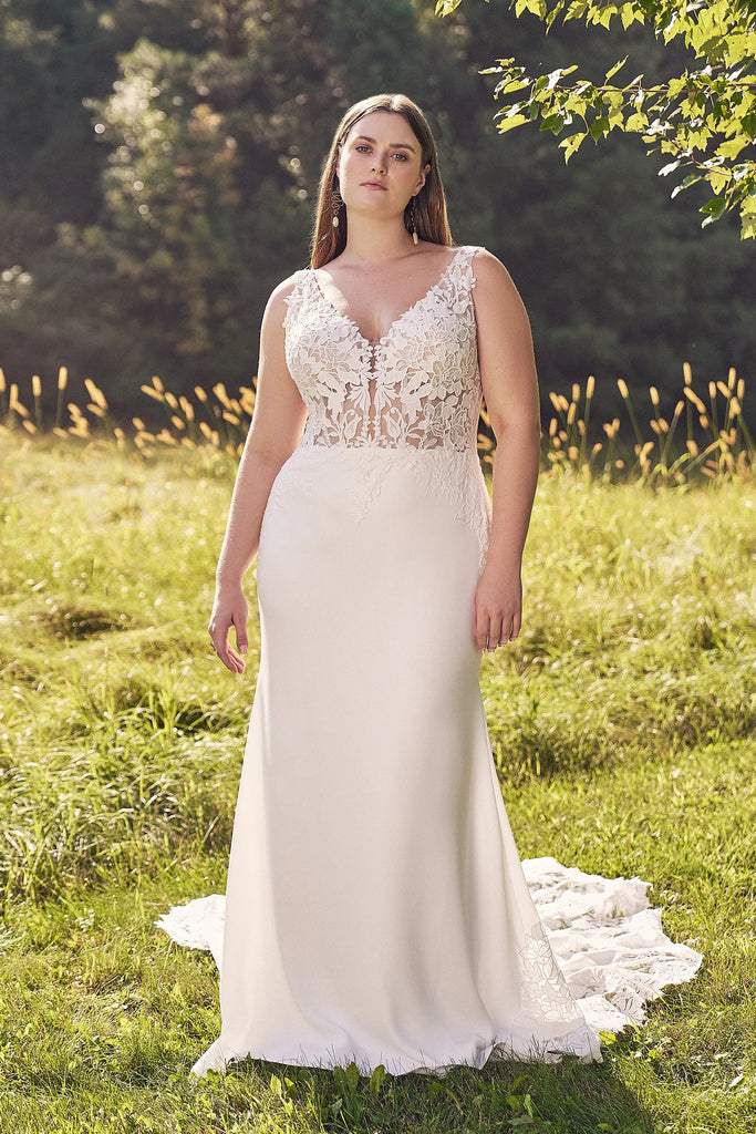 Wedding Dress Lillian West Style 66302 Bridal Gown Plus Size Wedding Dress